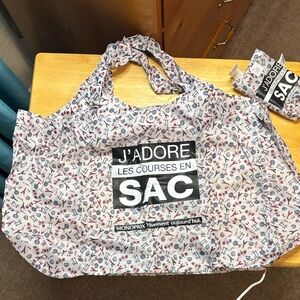 Monoprix Graphic Print Tote Bag